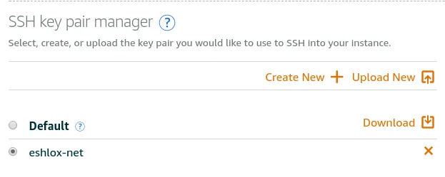 AWS Lightsail - SSH keys