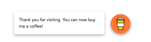 Buy Me A Coffee - widget