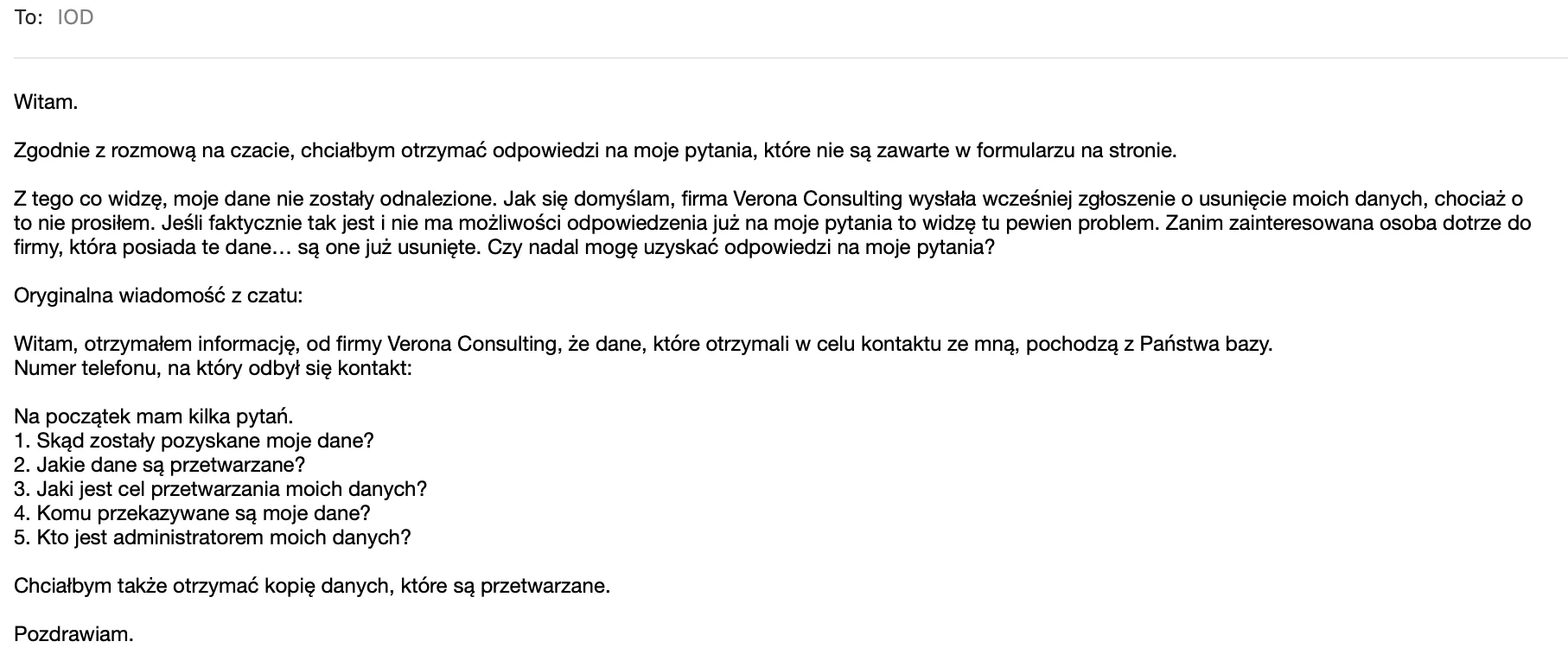 DMBS - e-mail 3