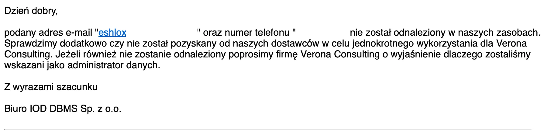 DMBS - e-mail 4