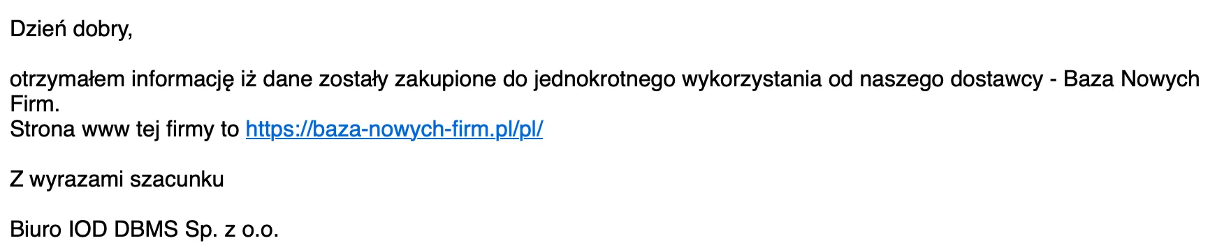 DMBS - e-mail 5