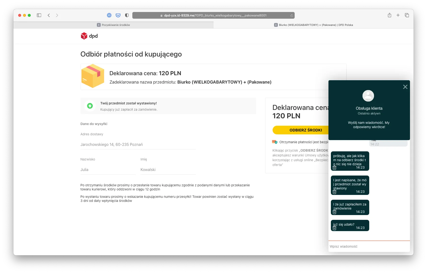 DPD Phishing