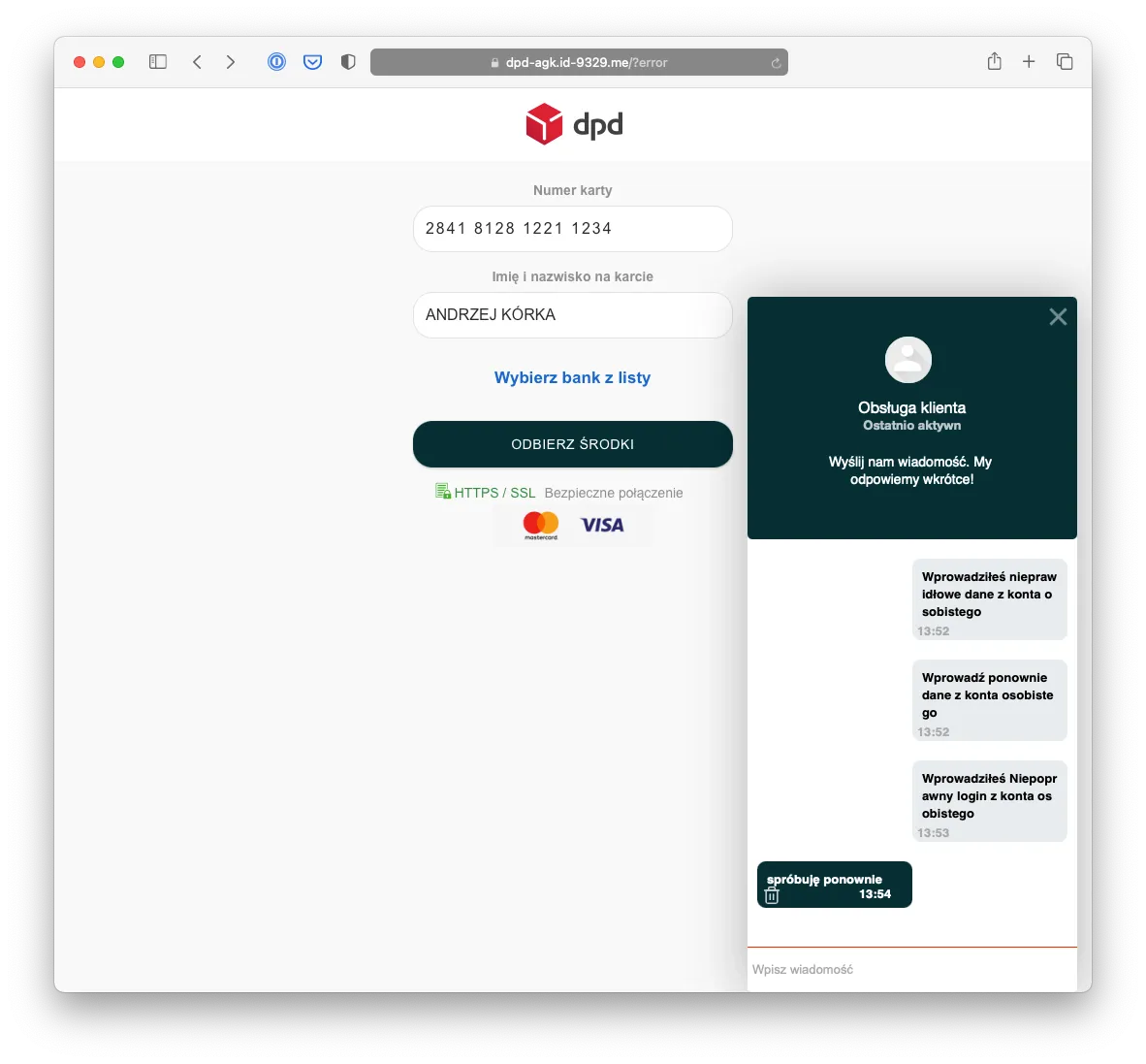 DPD Phishing