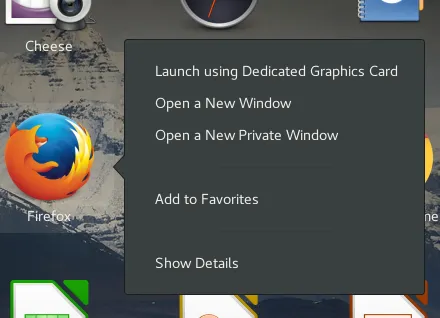 Fedora 25 - Dedicated Graphics Card