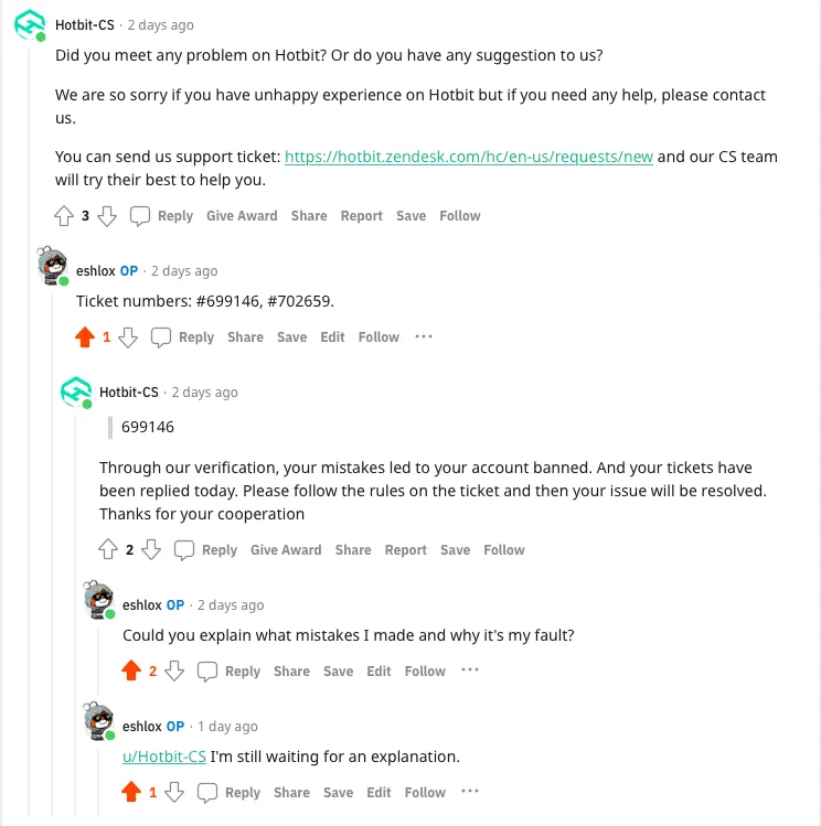 HotBit - Reddit