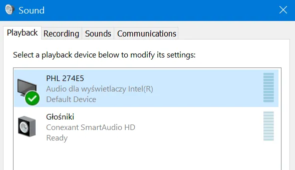 HDMI Sound