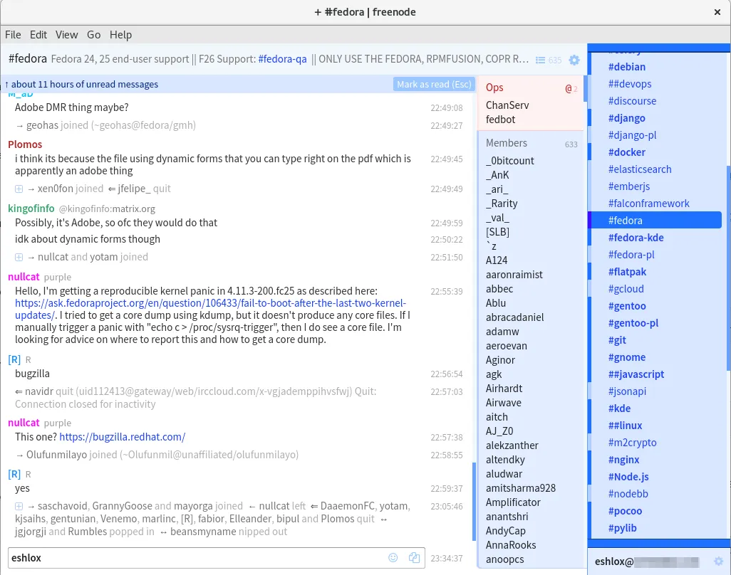 IRCCloud desktop client