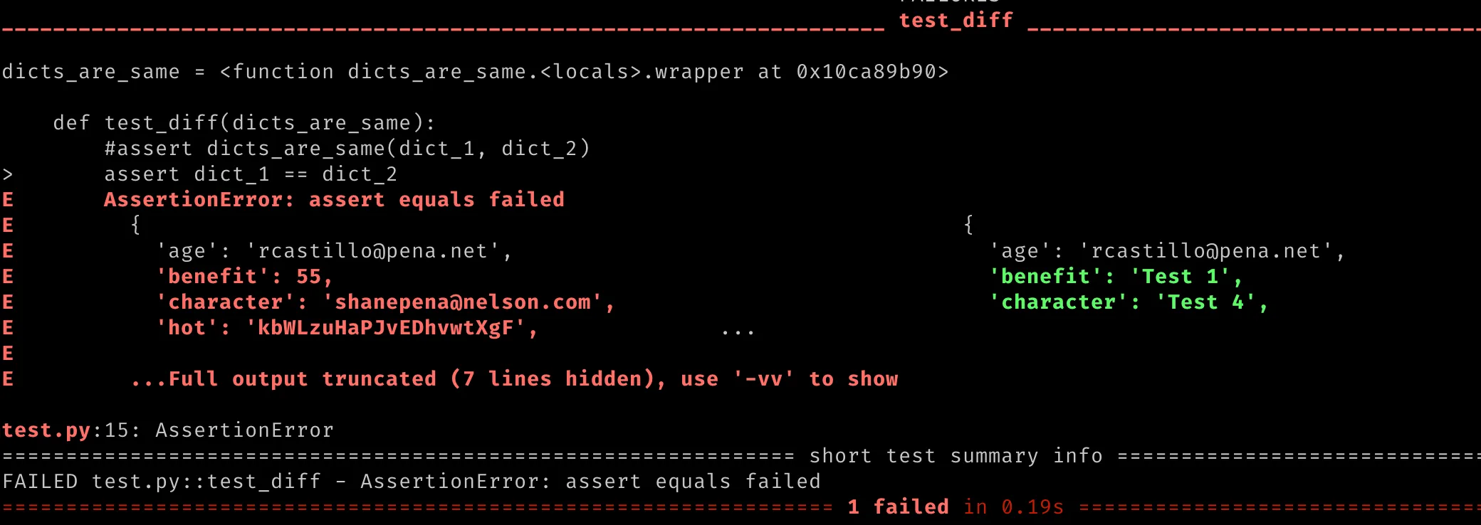 pytest-icdiff