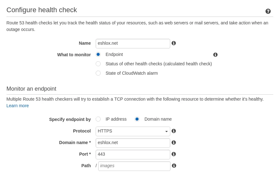 Route53 - health check