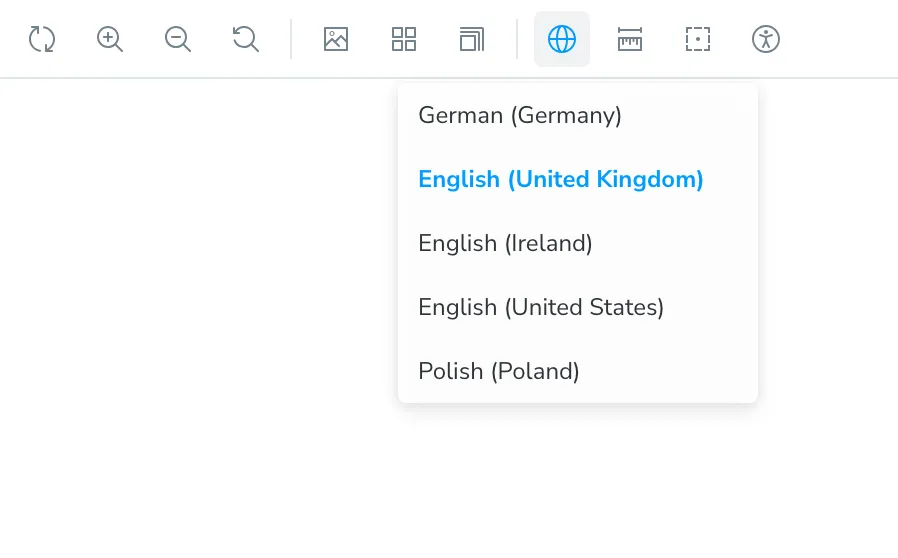 Storybook - language switcher