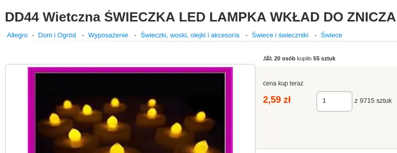 Wietczna swieczka